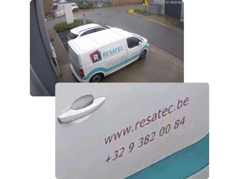 Resatec - camerabeveiliging - gedetailleerd beeld